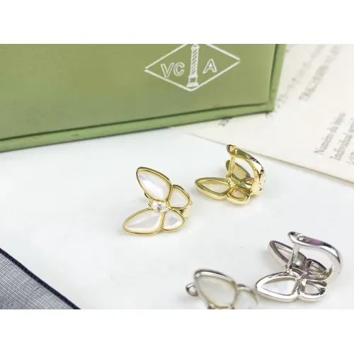 Replica Van Cleef & Arpels Earrings For Women #1397726 $32.00 USD for Wholesale