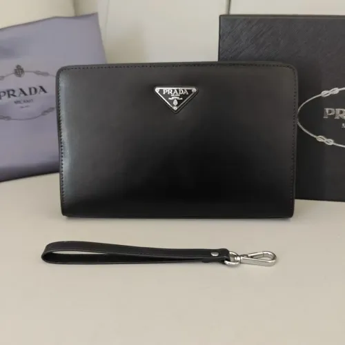 Cheap Prada AAA Man Pouches #1397903, $$96.00 USD On Prada AAA Man Wallets