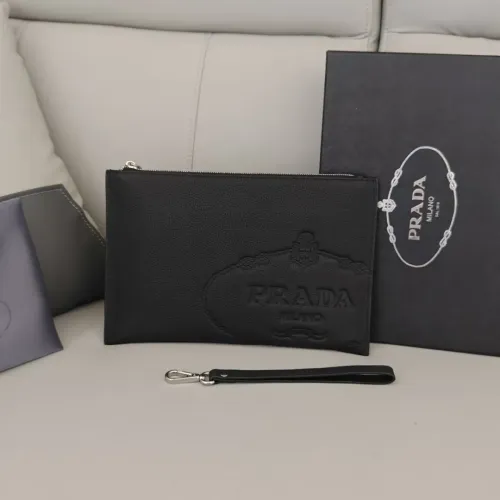 Cheap Prada AAA Man Pouches #1397905, $$96.00 USD On Prada AAA Man Wallets