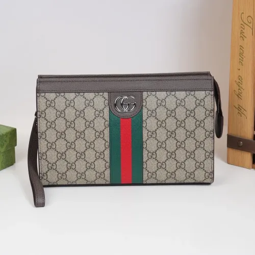 Cheap Gucci AAA Man Pouches #1398051, $$96.00 USD On Gucci AAA Man Wallets