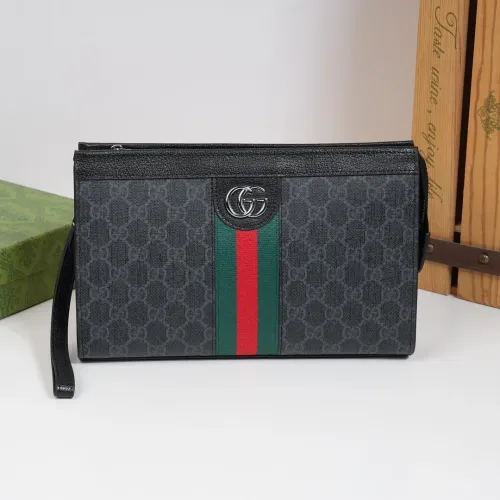 Cheap Gucci AAA Man Pouches #1398053, $$96.00 USD On Gucci AAA Man Wallets