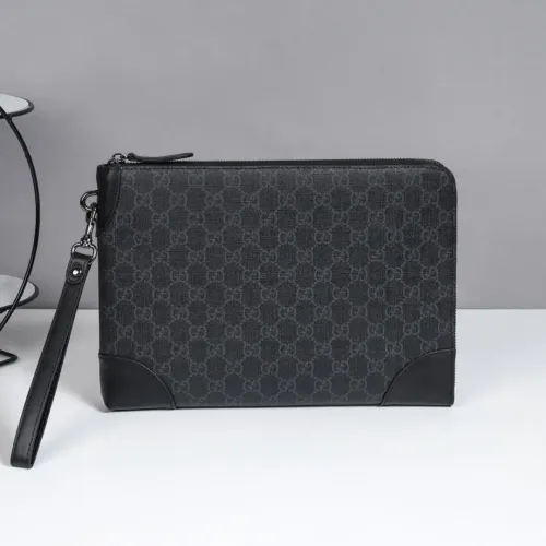 Cheap Gucci AAA Man Pouches #1398056, $$96.00 USD On Gucci AAA Man Wallets