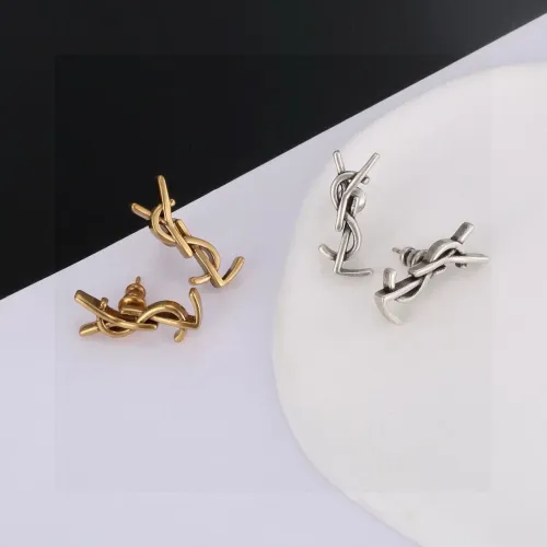 Replica Yves Saint Laurent YSL Earrings For Women #1398194 $25.00 USD for Wholesale