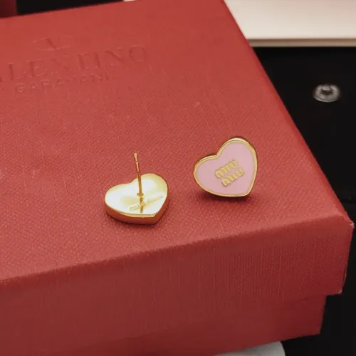 Replica MIU MIU Earrings For Women #1398282 $25.00 USD for Wholesale