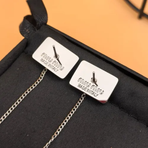 Replica MIU MIU Earrings For Women #1398315 $25.00 USD for Wholesale