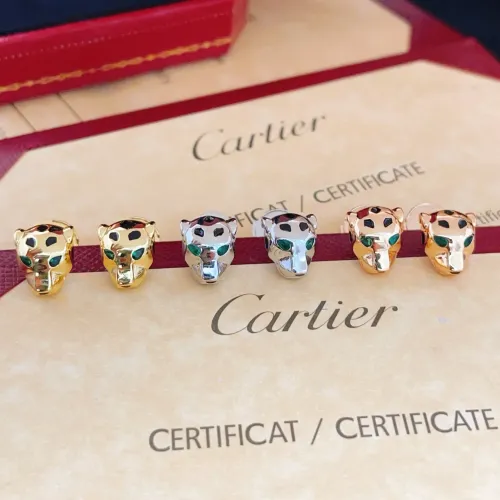 Replica Cartier Earrings For Women #1398545 $27.00 USD for Wholesale