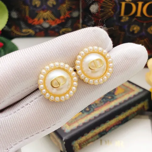 Replica Christian Dior Earrings For Women #1398641 $25.00 USD for Wholesale
