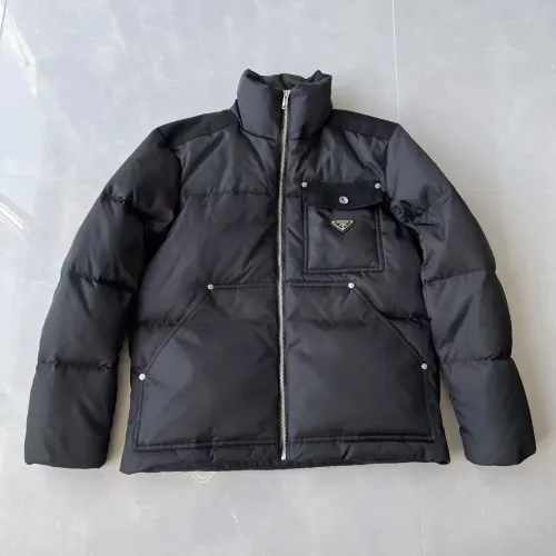 Cheap Prada Down Feather Coat Long Sleeved For Men #1398837, $$172.00 USD On Prada Down Feather Coat