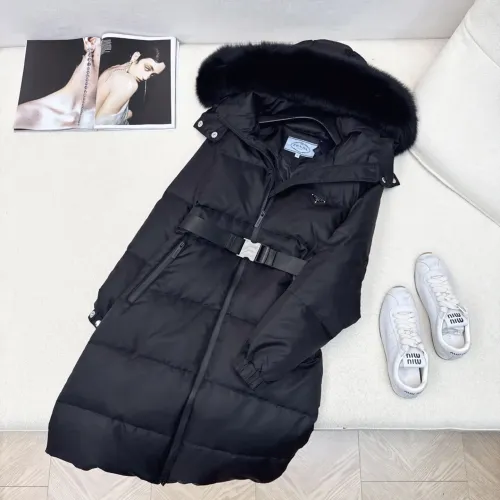 Cheap Prada Down Feather Coat Long Sleeved For Women #1398840, $$247.93 USD On Prada Down Feather Coat