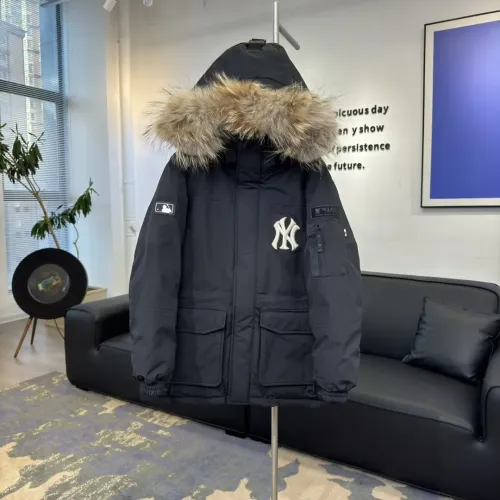 Cheap New York Yankees Down Feather Coat Long Sleeved For Unisex #1398842, $$160.00 USD On New York Yankees Down Feather Coat