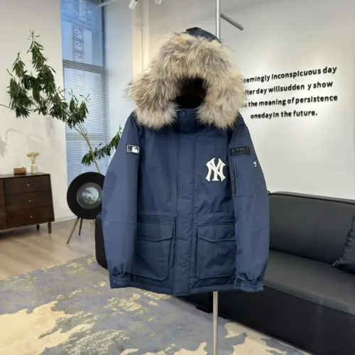 Cheap New York Yankees Down Feather Coat Long Sleeved For Unisex #1398843, $$160.00 USD On New York Yankees Down Feather Coat