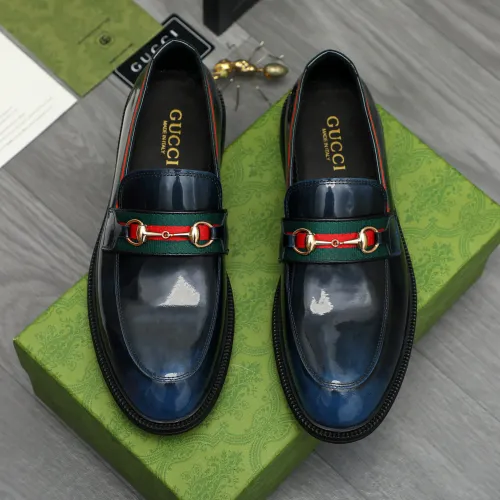 Replica Gucci Oxfords Shoes For Men #1399098 $88.00 USD for Wholesale