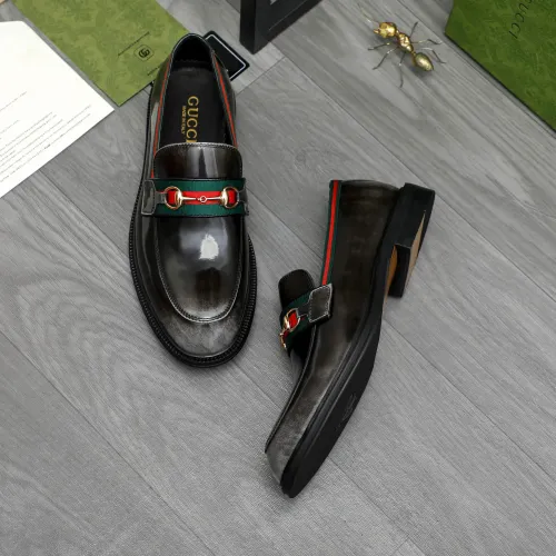 Replica Gucci Oxfords Shoes For Men #1399099 $88.00 USD for Wholesale