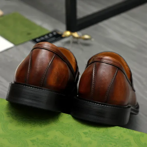 Replica Gucci Oxfords Shoes For Men #1399101 $88.00 USD for Wholesale