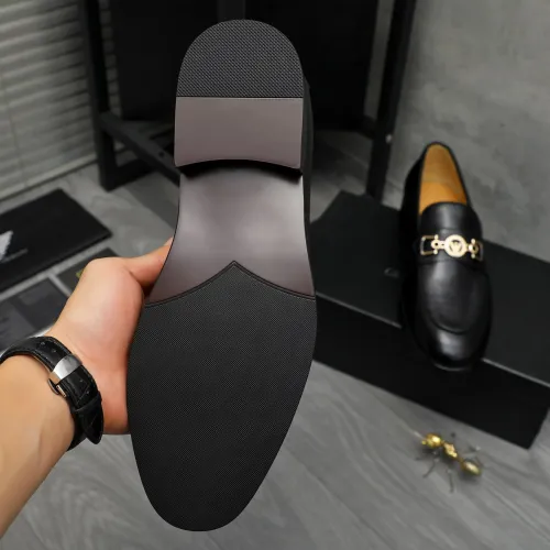 Replica Armani Leather Shoes For Men #1399173 $85.00 USD for Wholesale