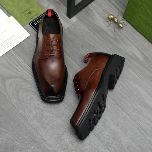 Replica Gucci Oxfords Shoes For Men #1399222 $112.00 USD for Wholesale