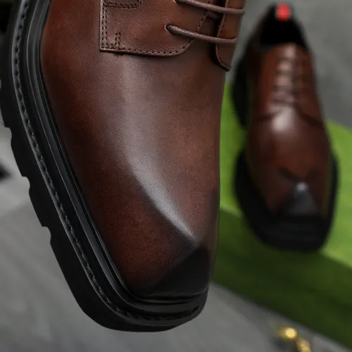 Replica Gucci Oxfords Shoes For Men #1399222 $112.00 USD for Wholesale