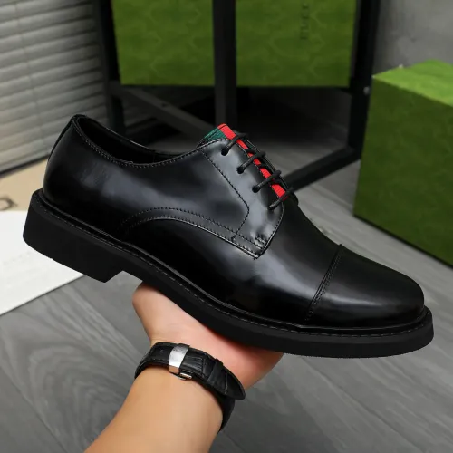 Replica Gucci Oxfords Shoes For Men #1399227 $100.00 USD for Wholesale