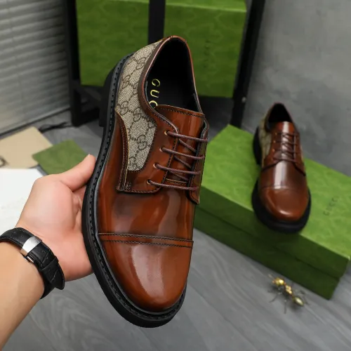 Replica Gucci Oxfords Shoes For Men #1399228 $100.00 USD for Wholesale