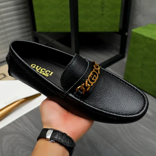 Replica Gucci Oxfords Shoes For Men #1399233 $82.00 USD for Wholesale