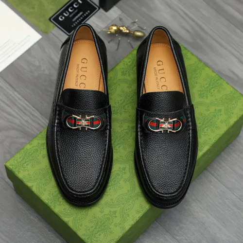 Replica Gucci Oxfords Shoes For Men #1399240 $85.00 USD for Wholesale