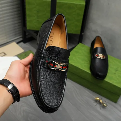 Replica Gucci Oxfords Shoes For Men #1399240 $85.00 USD for Wholesale