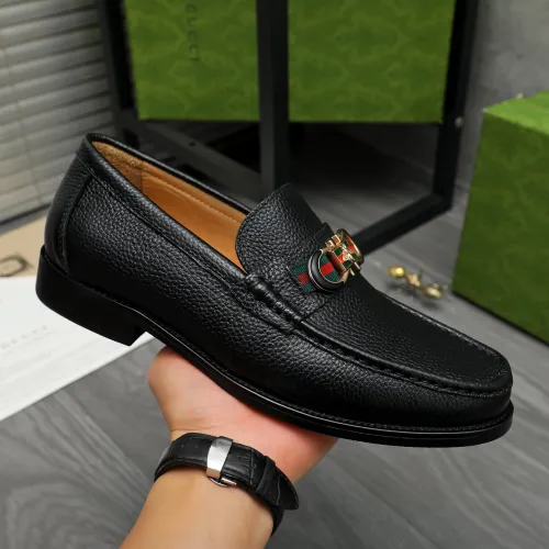 Replica Gucci Oxfords Shoes For Men #1399240 $85.00 USD for Wholesale