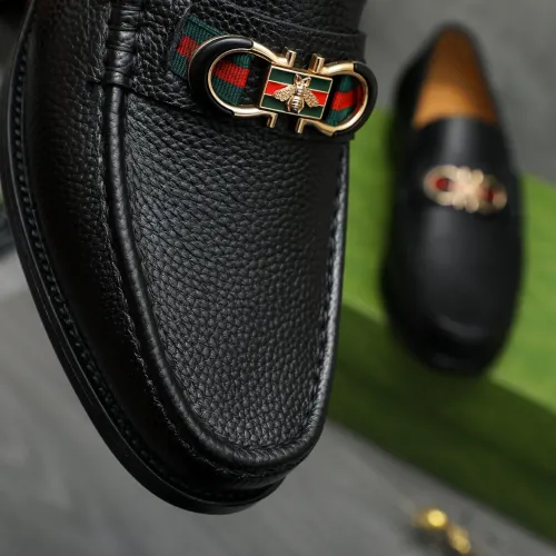 Replica Gucci Oxfords Shoes For Men #1399240 $85.00 USD for Wholesale
