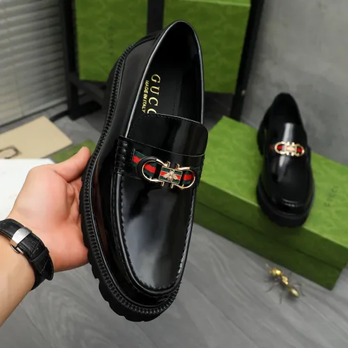 Replica Gucci Oxfords Shoes For Men #1399241 $85.00 USD for Wholesale