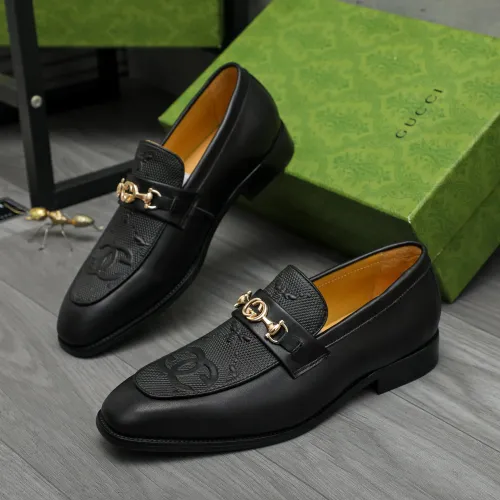 Replica Gucci Oxfords Shoes For Men #1399242 $85.00 USD for Wholesale