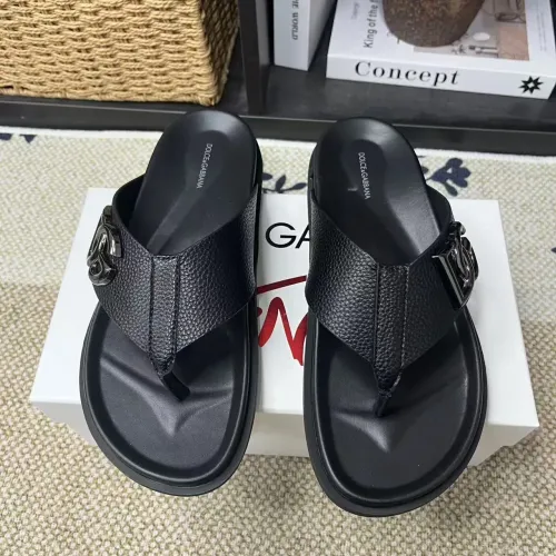 Replica Dolce & Gabbana D&G Slippers For Men #1399460 $60.00 USD for Wholesale