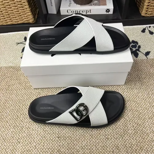 Cheap Dolce &amp; Gabbana D&amp;G Slippers For Men #1399465, $$60.00 USD On Dolce &amp; Gabbana D&amp;G Slippers
