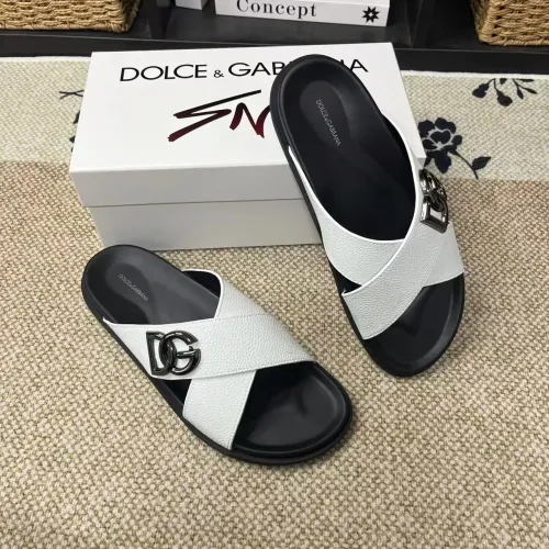 Replica Dolce & Gabbana D&G Slippers For Men #1399465 $60.00 USD for Wholesale