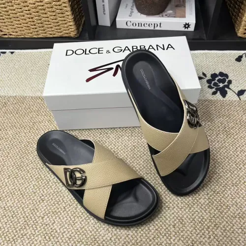 Replica Dolce & Gabbana D&G Slippers For Men #1399466 $60.00 USD for Wholesale