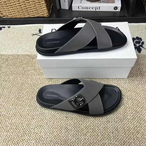 Cheap Dolce &amp; Gabbana D&amp;G Slippers For Men #1399467, $$60.00 USD On Dolce &amp; Gabbana D&amp;G Slippers