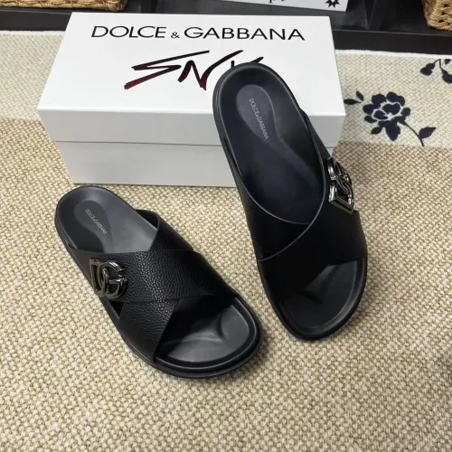 Cheap Dolce &amp; Gabbana D&amp;G Slippers For Men #1399475, $$60.00 USD On Dolce &amp; Gabbana D&amp;G Slippers