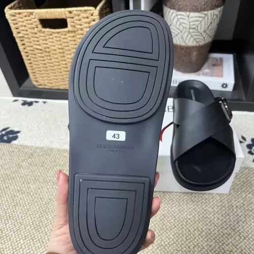 Replica Dolce & Gabbana D&G Slippers For Men #1399476 $60.00 USD for Wholesale
