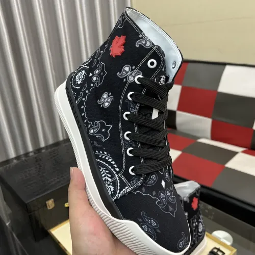 Replica Dsquared High Tops Shoes For Men #1399523 $85.00 USD for Wholesale
