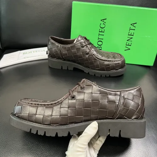 Replica Bottega Veneta BV Leather Shoes For Men #1399643 $150.00 USD for Wholesale