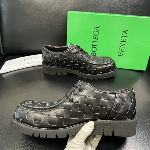 Replica Bottega Veneta BV Leather Shoes For Men #1399644 $150.00 USD for Wholesale