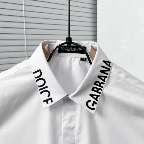 Replica Dolce & Gabbana D&G Shirts Long Sleeved For Men #1399674 $64.00 USD for Wholesale