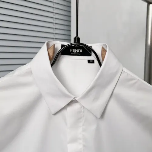 Replica Fendi Shirts Long Sleeved For Men #1399683 $64.00 USD for Wholesale