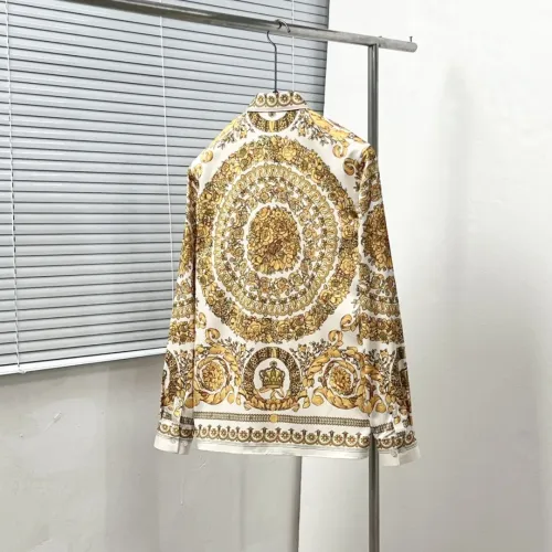 Replica Versace Shirts Long Sleeved For Men #1399716 $64.00 USD for Wholesale