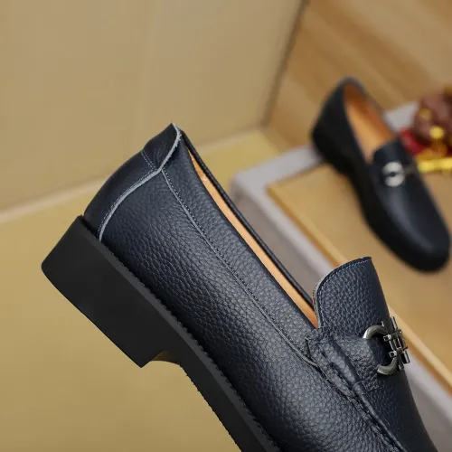 Replica Salvatore Ferragamo Leather Shoes For Men #1399780 $98.00 USD for Wholesale