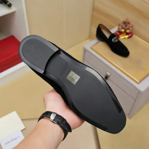 Replica Salvatore Ferragamo Leather Shoes For Men #1399793 $108.00 USD for Wholesale