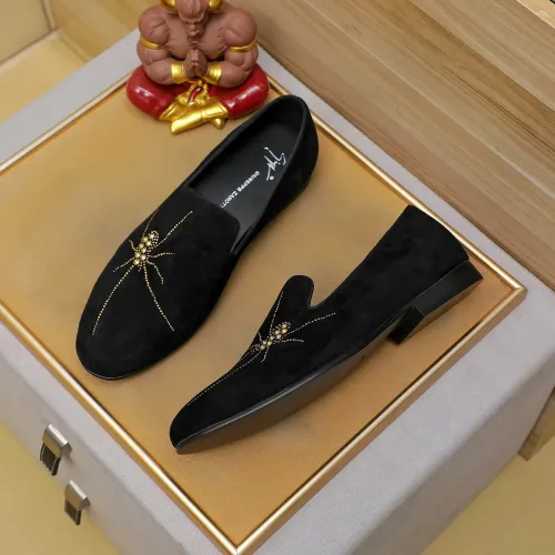 Replica Giuseppe Zanotti GZ Leather Shoes For Men #1399800 $82.00 USD for Wholesale