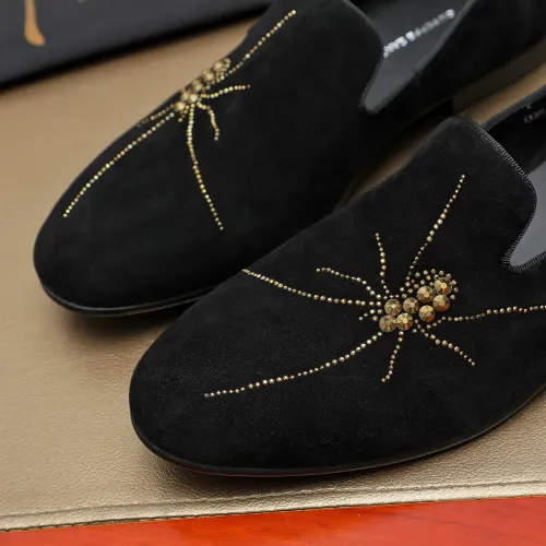 Replica Giuseppe Zanotti GZ Leather Shoes For Men #1399800 $82.00 USD for Wholesale