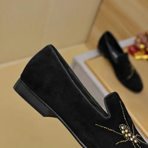 Replica Giuseppe Zanotti GZ Leather Shoes For Men #1399800 $82.00 USD for Wholesale