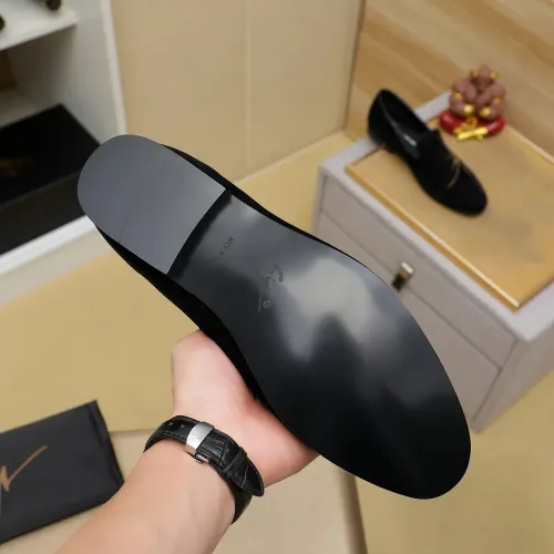 Replica Giuseppe Zanotti GZ Leather Shoes For Men #1399800 $82.00 USD for Wholesale