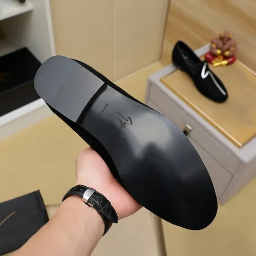 Replica Giuseppe Zanotti GZ Leather Shoes For Men #1399801 $82.00 USD for Wholesale